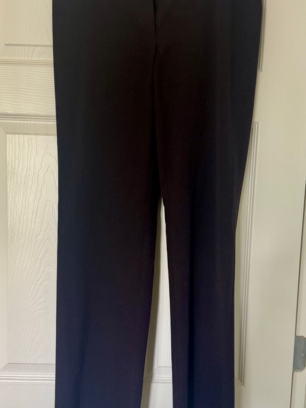 LOFT Burgundy Straight Leg Ponte Pants